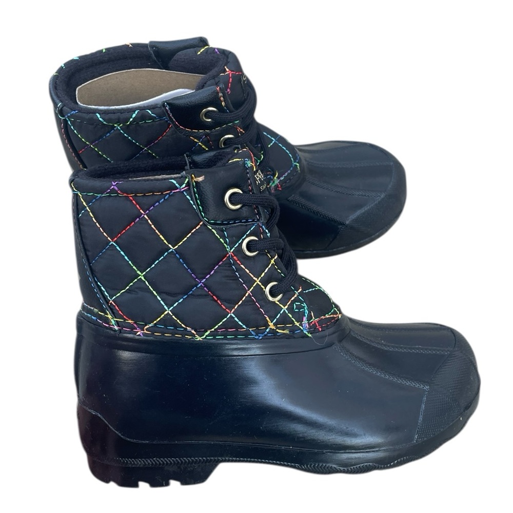 Sperry‎ Girls Port Boot, Rainbow Stitching, Size 11 Toddler, NIB